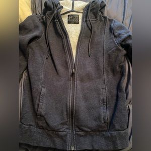 Figs zip up jacket with hood